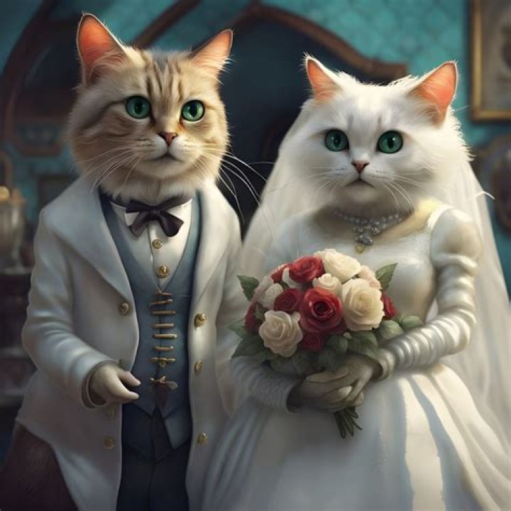 AI cats getting married