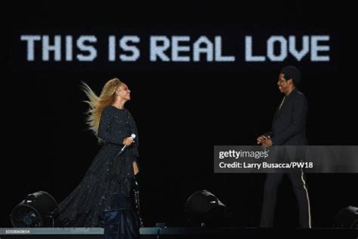 Beyonce and Jay-Z perform onstage during the "On The Run II" Tour - New Jersey at MetLife Stadium on August 2, 2018 in East Rutherford, New Jersey.