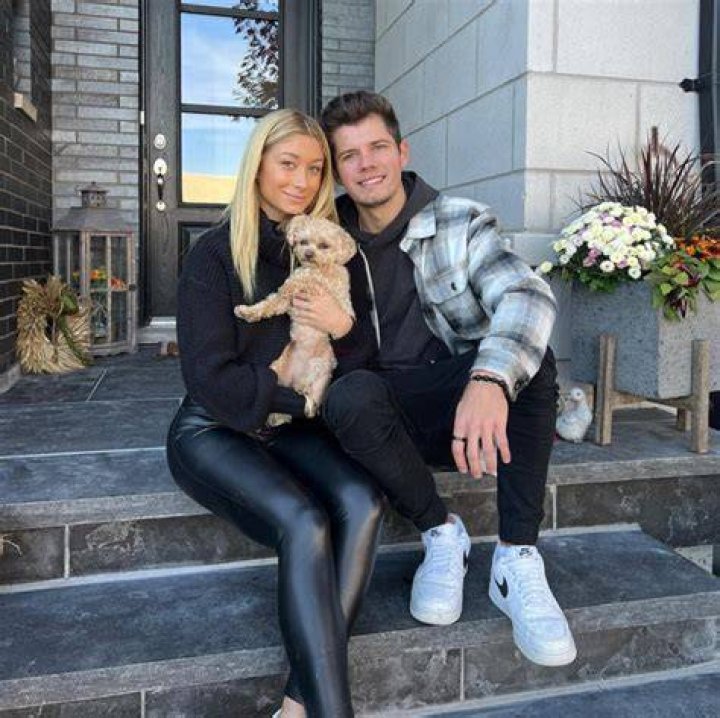 Briar Nolet with her ex-boyfriend, Myles Erlick.