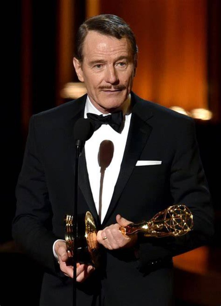 Bryan Cranston with the Award