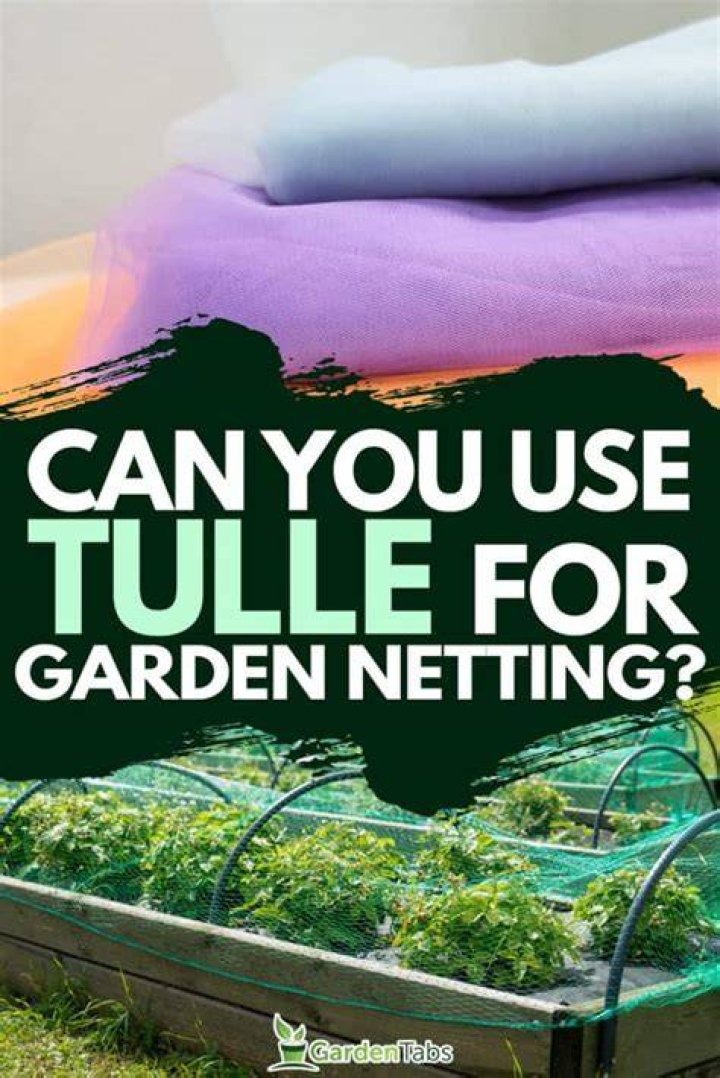 Can you iron tulle netting?