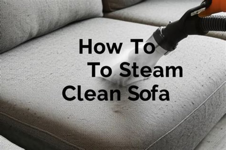 Can you steam clean chenille sofa?