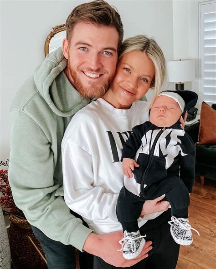 Carson McAllister with his son