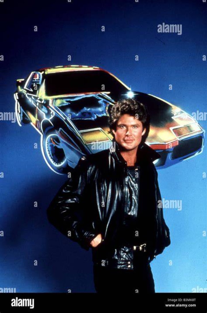 Hasselhoff with his KITT