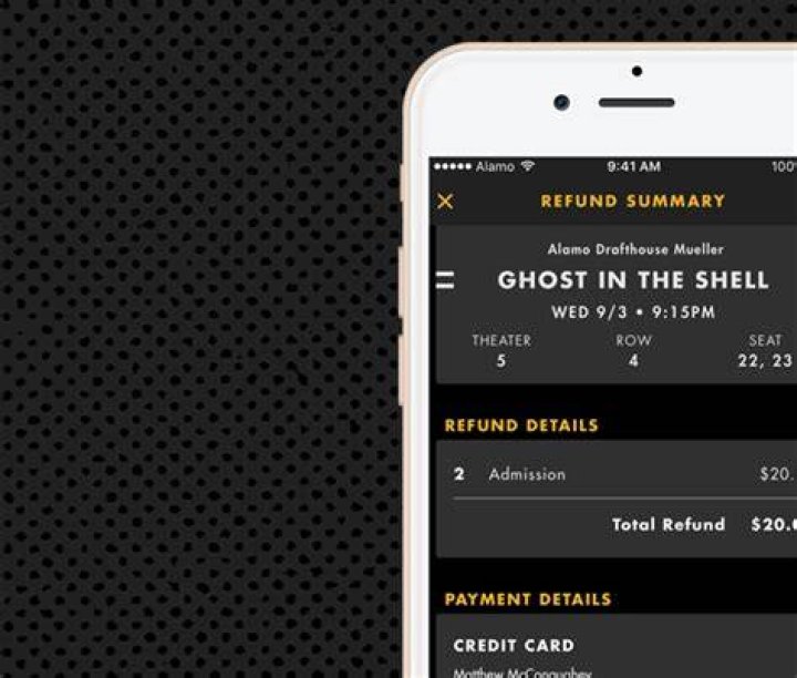 How do I get a refund from Alamo Drafthouse?