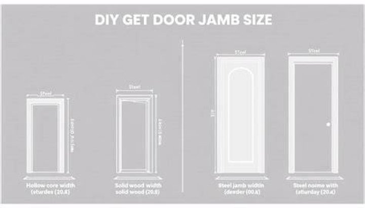 How do I measure door jamb width?