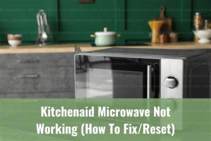 How do I reset my KitchenAid Superba microwave?