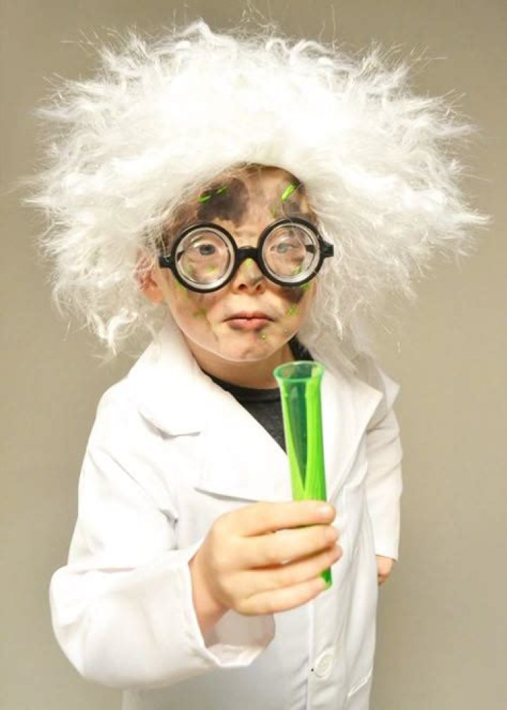 How do scientists dress up?
