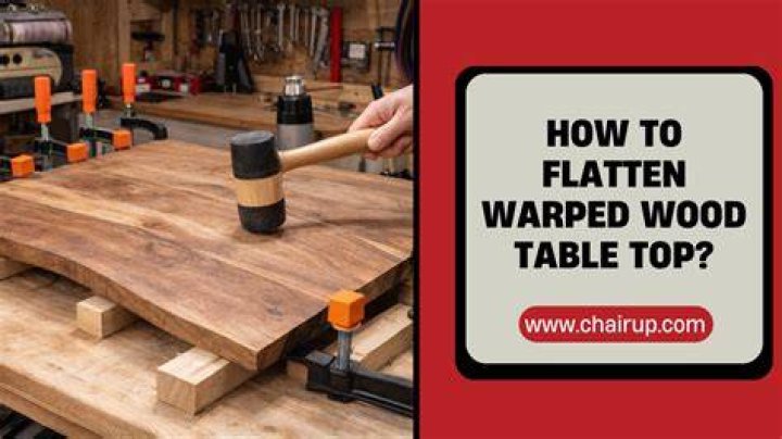 How do you flatten warped wood panels?