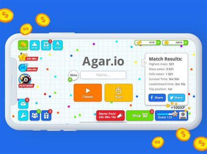 How do you paste on Agario mobile?