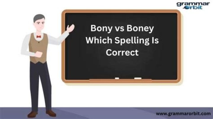 How do you spell bony or Boney?