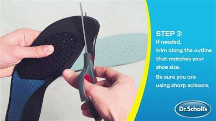 How do you use Dr Scholl’s inserts?