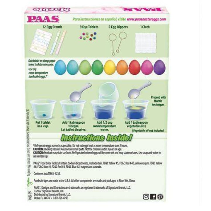 How do you use Paas Easter egg dye?