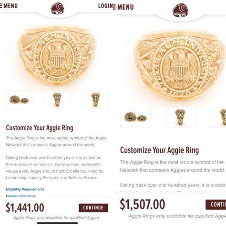 How many hours do you need to order Aggie ring?