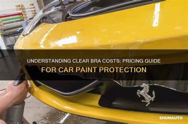 How much does a clear bra cost for a car?