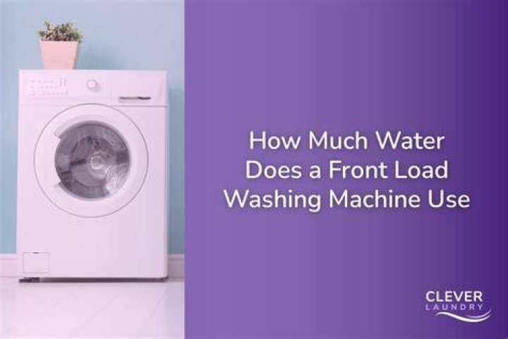 How much does a front load washing machine weigh?