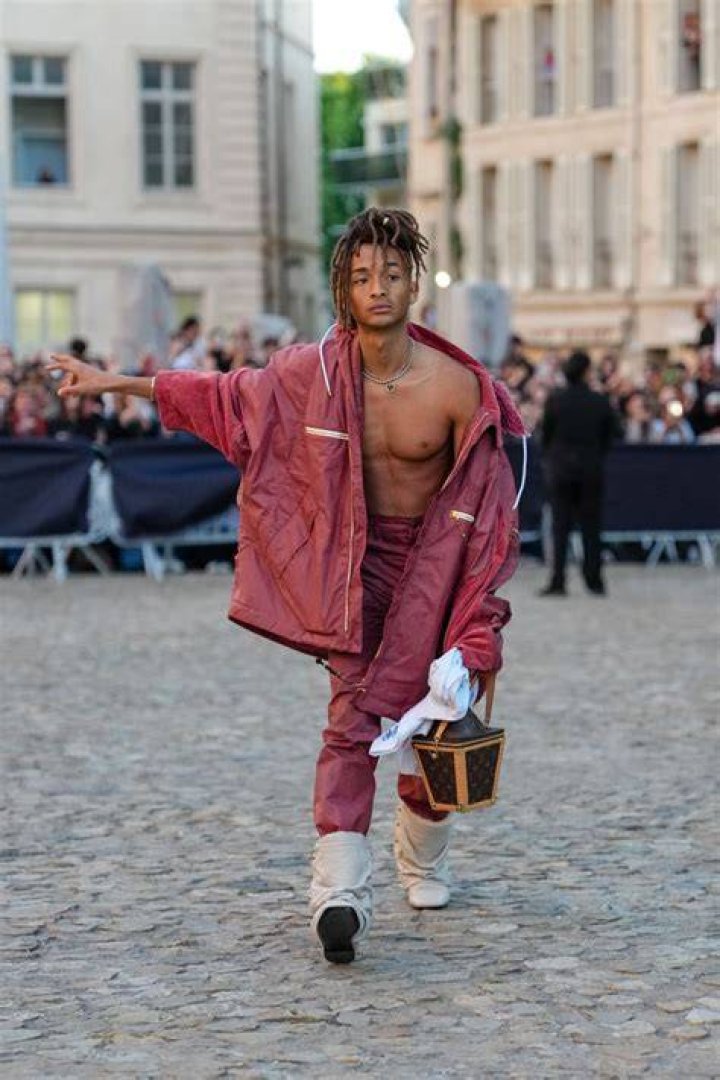 Jaden Smith in his flying car for Coachella 2019.
