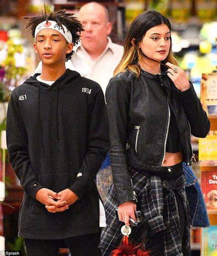 Jaden with Kylie Jenner back in 2013.