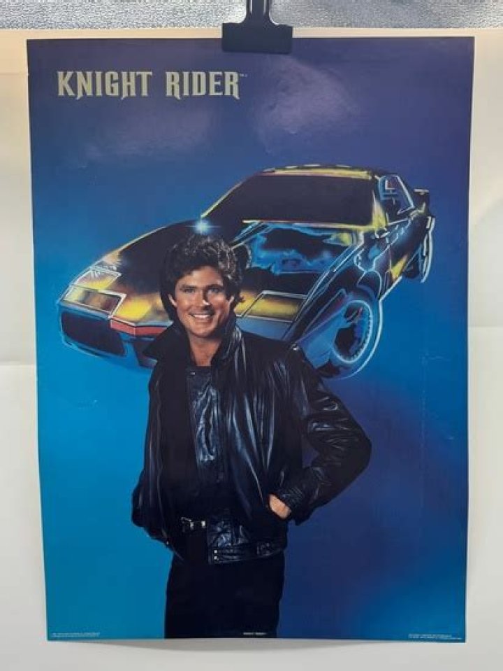 Knight Rider poster featuring David Hansselhoff