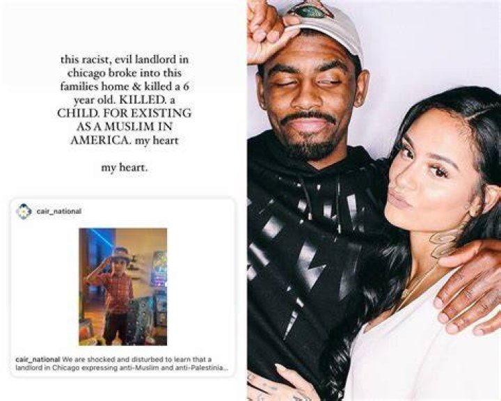 Kyrie Irving and his ex, Kehlani.