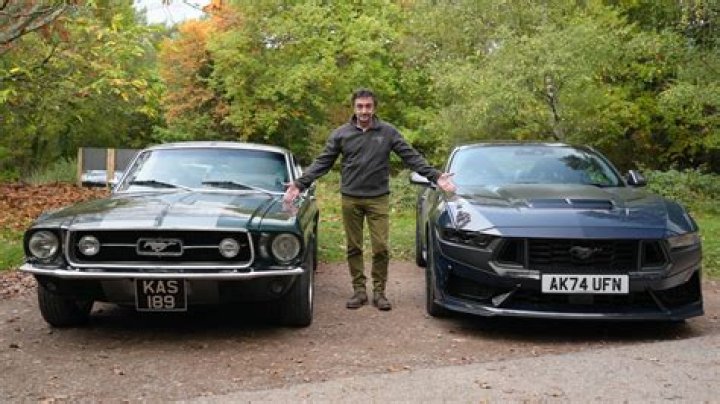 Lewis with his Mustang