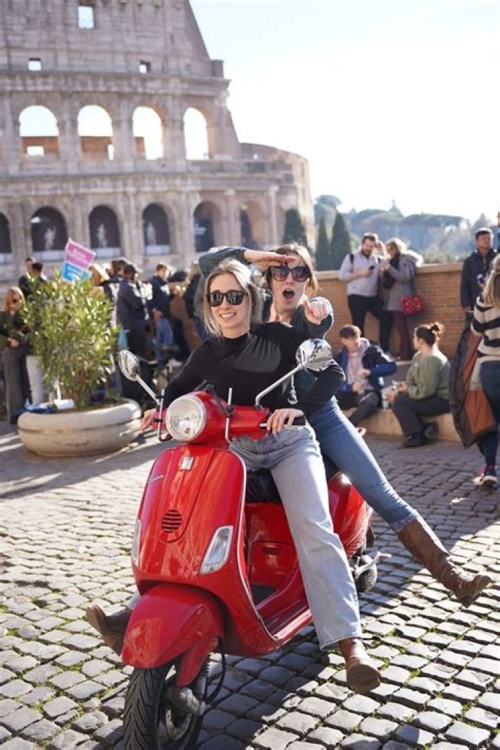 Below Deck Mediterranean star Malia White suffered fracture from Vespa accident! Malia White riding Vespa