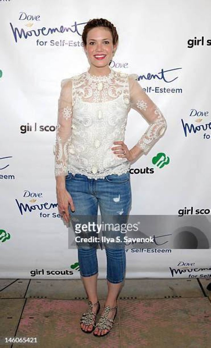 Mandy Moore at Dove presentation