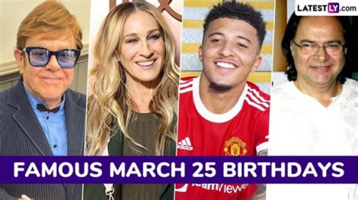 March 25 Birthdays By Profession