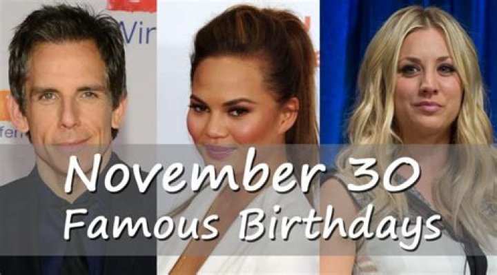 November 30 Birthdays By Profession