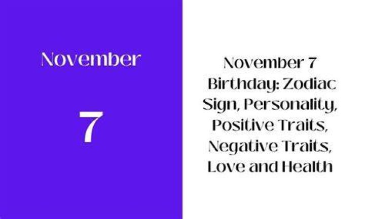 November 7 Birthdays By Profession