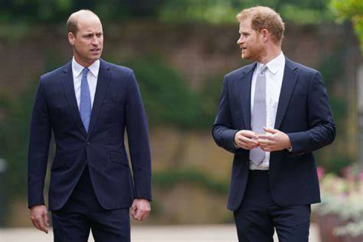 Prince William, Prince Harry and Meghan Markle attend an Anzac Day Service