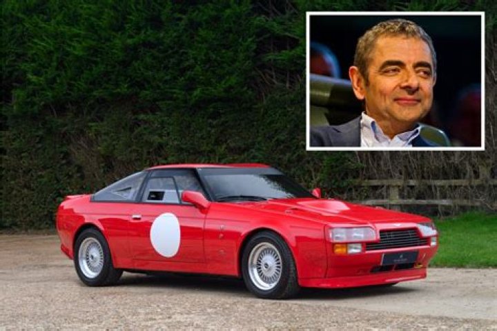 Rowan Atkinson and his car