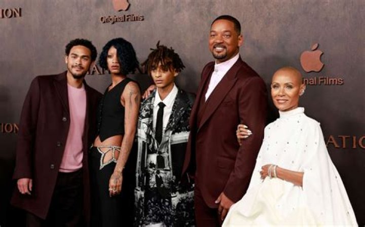 Smith with his family.
