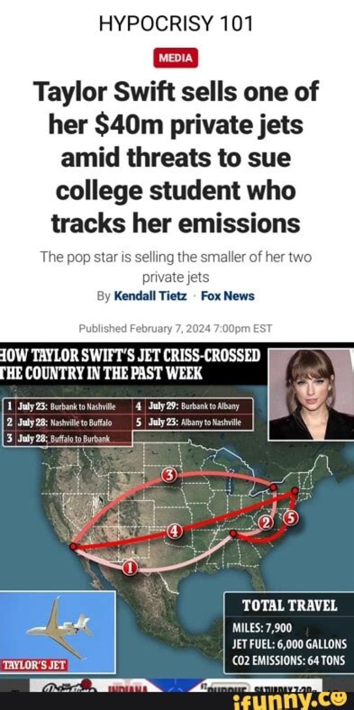 Star: Taylor Swift is a ‘total nightmare’ diva to staffers on her two private planes