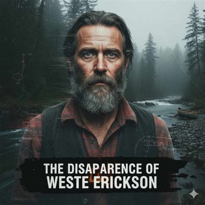 Weste Erickson in a black shirt raising his fist.