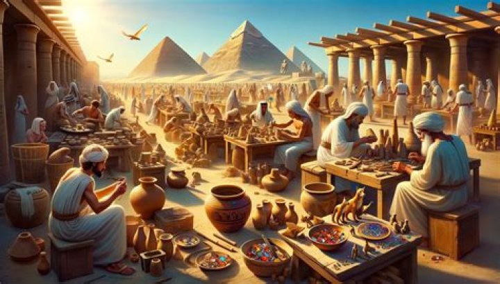 What did craftsmen do in ancient Egypt?