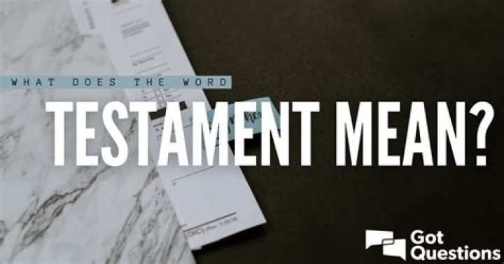 What does testament to your character mean?