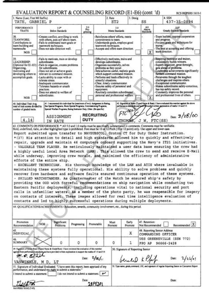 What is a concurrent eval for Navy?