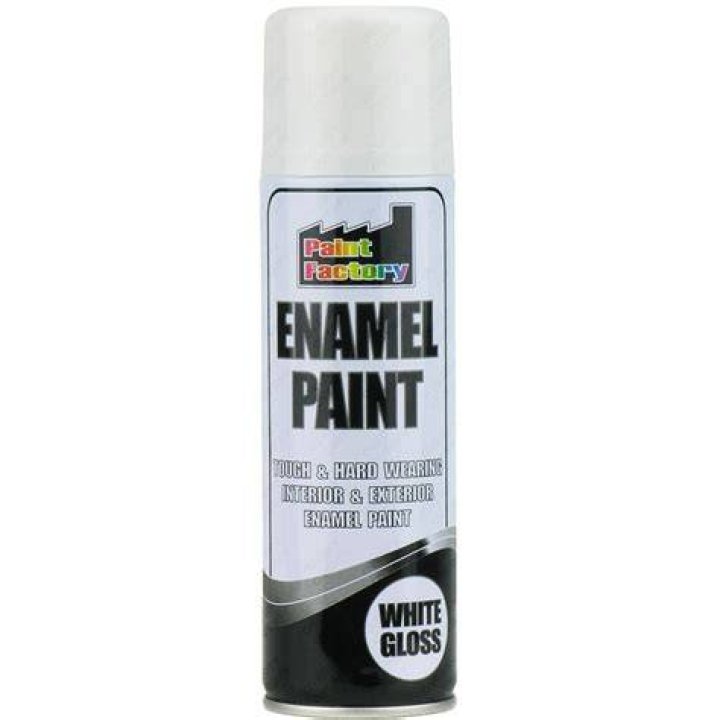 What is enamel spray paint?
