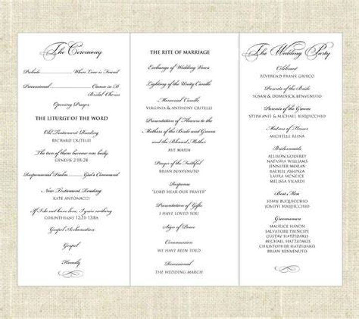 What is the best paper to use for wedding programs?