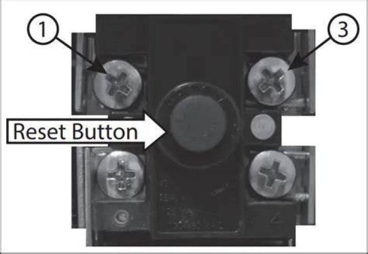 Where is the reset button on State Select water heater?
