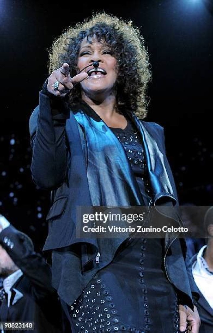 Whitney Houston Performs In Milan